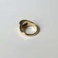 Smoky quartz oval ring