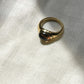 Smoky quartz oval ring